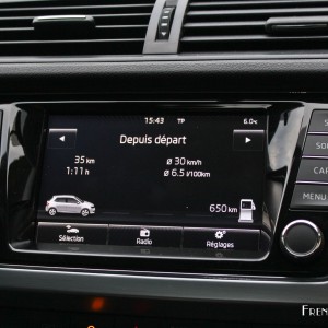 Ecran tactile nouvelle Skoda Fabia 3 (Décembre 2014)