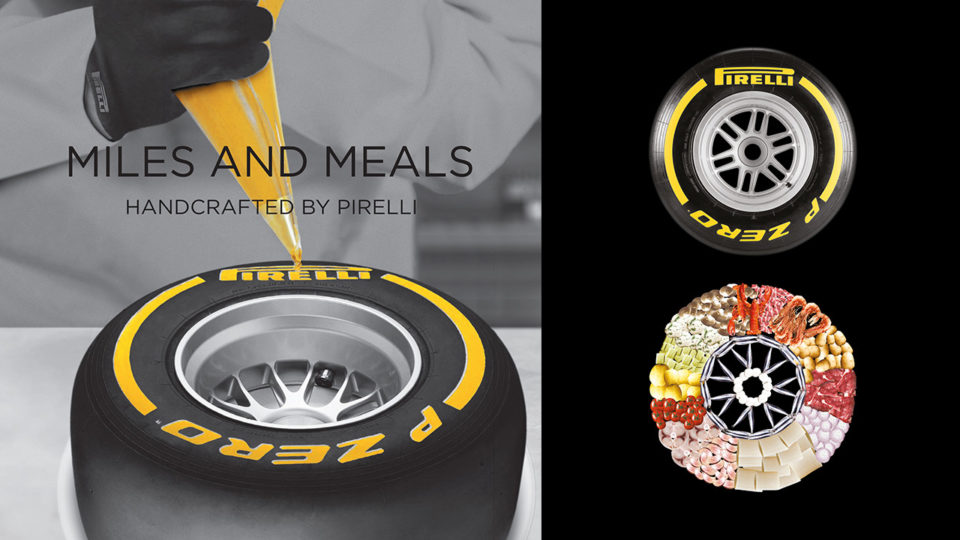 Livre de recettes Pirelli "Miles and Meals"