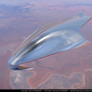 Photo Ferrari volante « OVNI » – Flavio Manzoni