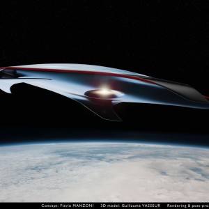Photo Ferrari volante « OVNI » – Flavio Manzoni