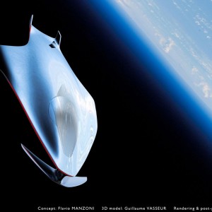 Photo Ferrari volante « OVNI » – Flavio Manzoni