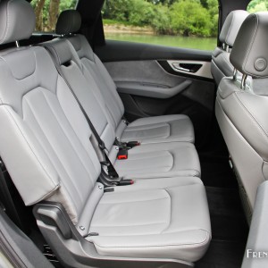 Photo banquette arrière cuir nouvelle Audi Q7 (2015)