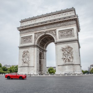 Photo officielle Ford Mustang 2015 : roadtrip Paris-Deauville