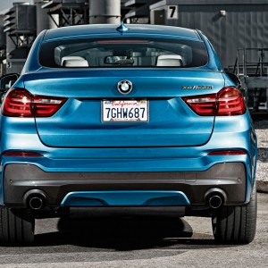 Photo face arrière nouvelle BMW X4 M40i (2015)