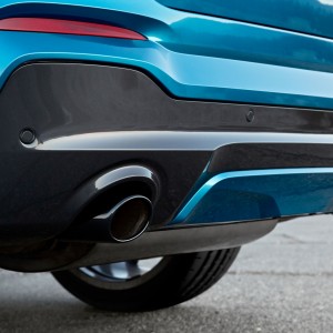 Photo double sortie d’échappement nouvelle BMW X4 M40i (2015)