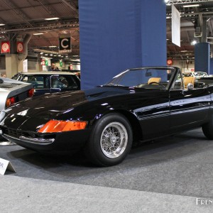 Photo Ferrari Daytona 365 GTB/4 Spider par Straman (1971) – Salon Rétromobile Paris 2016