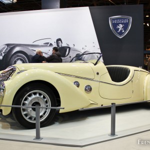 Photo Peugeot 402 Roadster Darl’mat (1938) – Salon Rétromobile Paris 2016