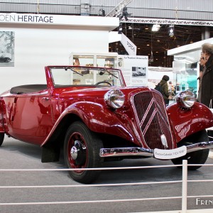 Photo Traction Avant Cabriolet 11B (1938) – Salon Rétromobile Paris 2016