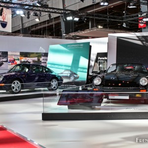 Photo stand Porsche – Salon Rétromobile Paris 2016