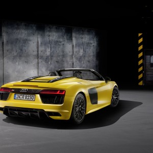 Photo officielle nouvelle Audi R8 Spyder (2016)
