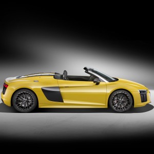 Photo profil nouvelle Audi R8 Spyder (2016)