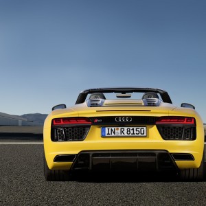 Photo officielle nouvelle Audi R8 Spyder (2016)
