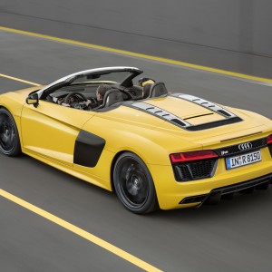 Photo officielle nouvelle Audi R8 Spyder (2016)