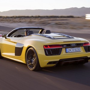 Photo officielle nouvelle Audi R8 Spyder (2016)