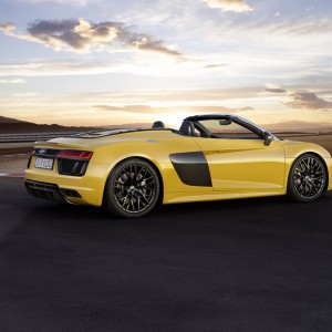 Photo officielle nouvelle Audi R8 Spyder (2016)