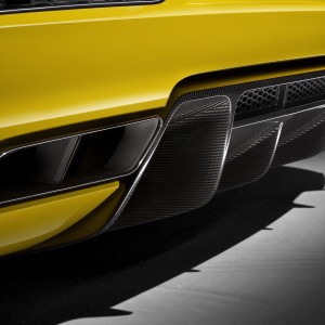 Photo extracteur bouclier arrière nouvelle Audi R8 Spyder (2016