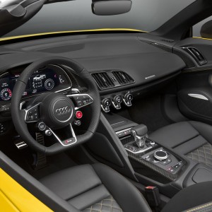 Photo intérieur cuir nouvelle Audi R8 Spyder (2016)