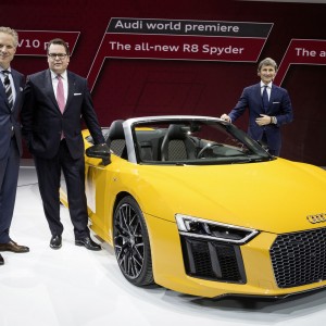 Photo Audi R8 Spyder Salon de New York 2016