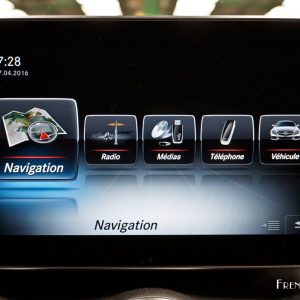 Photo menu écran Mercedes Classe C Coupé (2016)