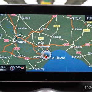 Photo navigation GPS écran Mercedes Classe C Coupé (2016)