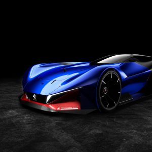 Photo 3/4 avant Peugeot L500 R HYbrid Concept (2016)