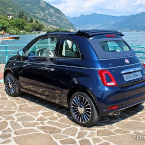 Photo 3/4 arrière Fiat 500 Riva Cabriolet (2016)