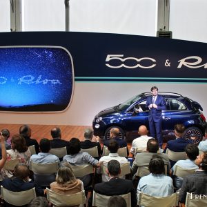 Photo présentation Fiat 500 Riva (2016)