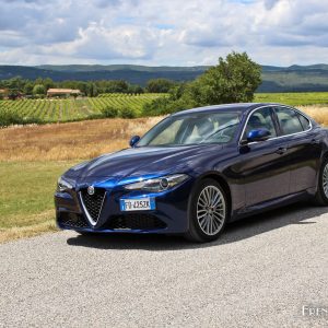 Photo essai route Alfa Romeo Giulia (2016)