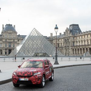 Photo Skoda Kodiaq – Louvre Paris – Tour de France 2016