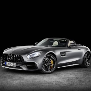 Photo 3/4 avant capote ouverte Mercedes-AMG GT C Roadster (2016)