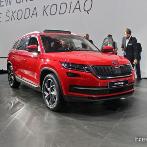 Photo 3/4 avant statique Škoda Kodiaq – Présentation à Berlin