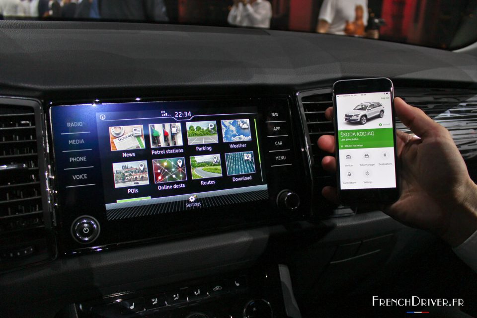 Photo application mobile iPhone Škoda Kodiaq - Présentation à