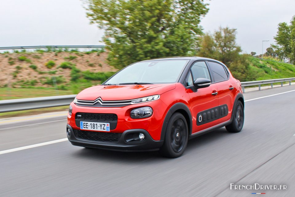 Photo essai sur route nouvelle Citroën C3 III (2016)