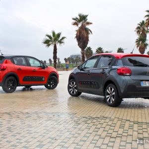Photo essai comparatif nouvelle Citroën C3 III (2016)