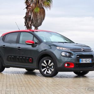 Photo essai nouvelle Citroën C3 III Gris Shark (2016)