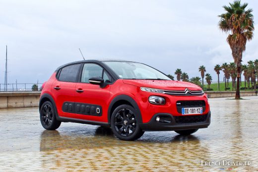 Photo 3/4 avant nouvelle Citroën C3 III Orange Power (2016)