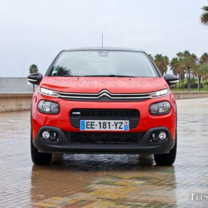 Photo face avant nouvelle Citroën C3 III Orange Power (2016)