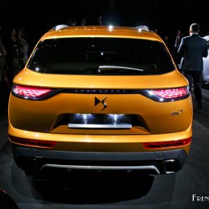 Photo vue arrière DS 7 Crossback – Présentation à Paris (Fév