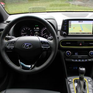 Photo volant cuir Hyundai Kona (2017)