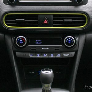 Photo console climatisation Hyundai Kona (2017)