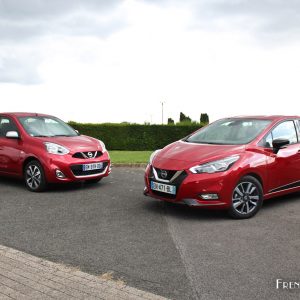 Photo comparatif Nissan Micra V (2017)