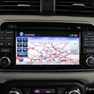 Photo navigation GPS écran tactile Nissan Micra V (2017)