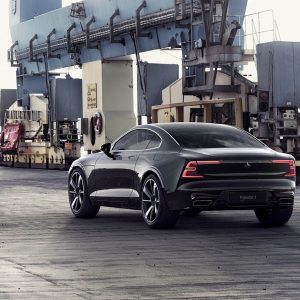 Photo 3/4 arrière noir Volvo Polestar 1 (2017)