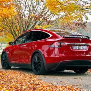 Photo 3/4 arrière Tesla Model X 100D (2017)