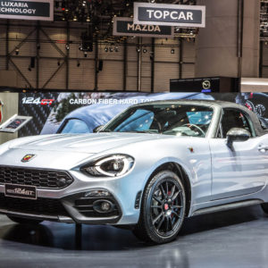 Photo 3/4 avant Abarth 124 GT – Salon de Genève 2018