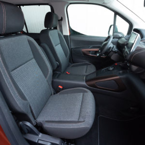 Photo sièges avant tissu Peugeot Rifter GT Line (2018)