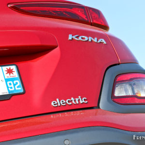 Photo sigle Hyundai Kona Electric (2018)