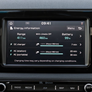 Photo gestion batterie écran tactile Kia e-Niro Electrique (201