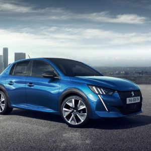 Photo 3/4 avant Peugeot e-208 II (2019)