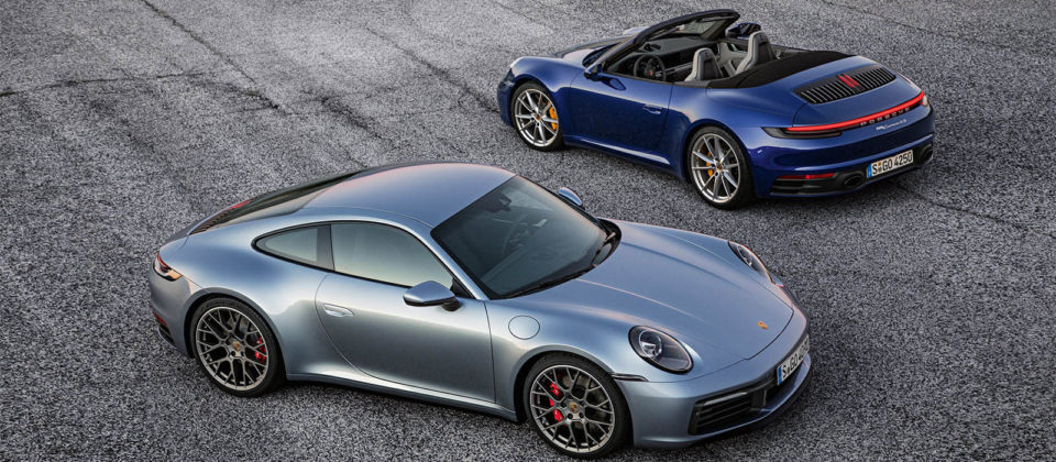 Photo officielle Porsche 911 Type 992 (2019)